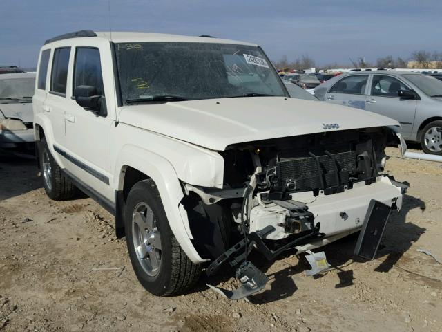 1J4RG4GK6AC156703 - 2010 JEEP COMMANDER WHITE photo 1