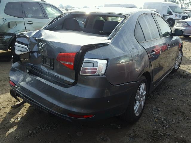 3VW2K7AJ4FM228931 - 2015 VOLKSWAGEN JETTA BASE 灰色 照片 4