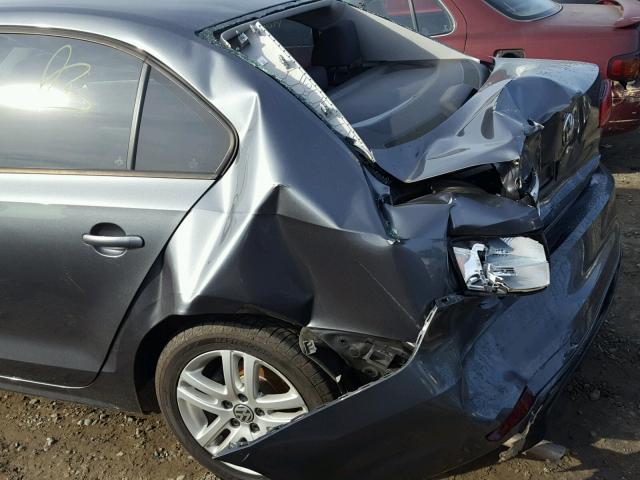 3VW2K7AJ4FM228931 - 2015 VOLKSWAGEN JETTA BASE 灰色 照片 9