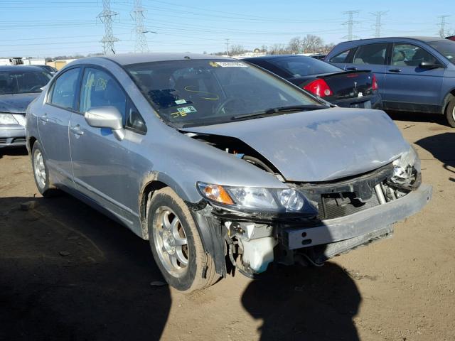 JHMFA36247S008973 - 2007 HONDA CIVIC HYBR SILVER photo 1