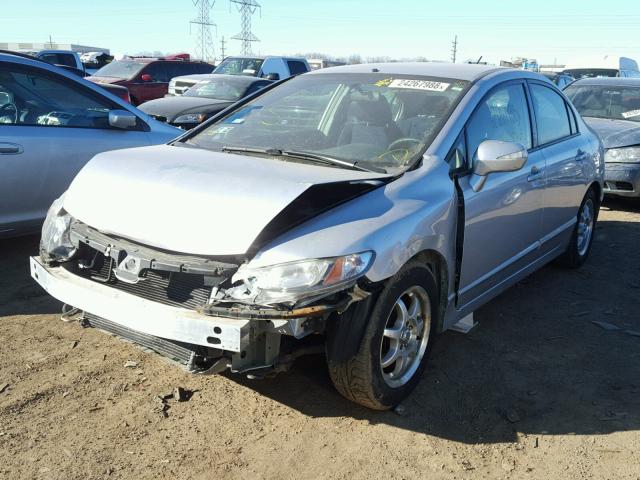 JHMFA36247S008973 - 2007 HONDA CIVIC HYBR SILVER photo 2