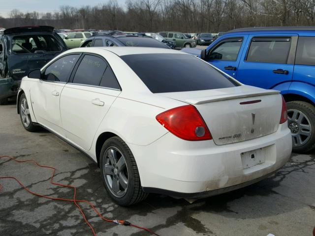 1G2ZG57B384285051 - 2008 PONTIAC G6 BASE WHITE photo 3