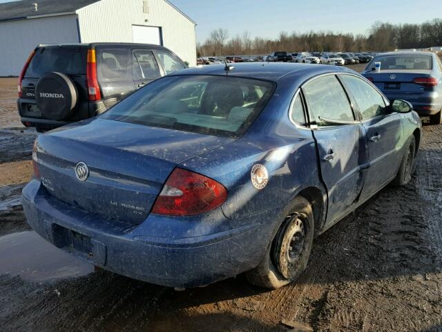 2G4WC582861149771 - 2006 BUICK LACROSSE C BLUE photo 4