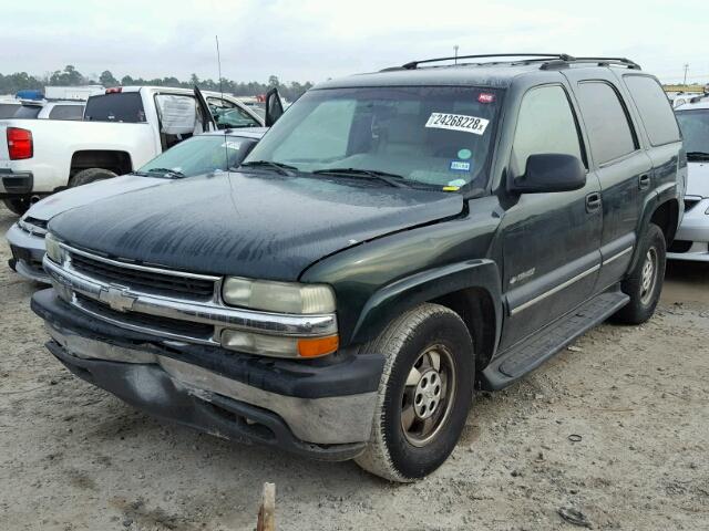 1GNEC13Z62R254184 - 2002 CHEVROLET TAHOE C150 GREEN photo 2