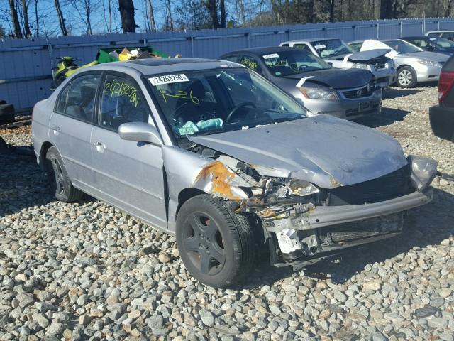 2HGES26744H517935 - 2004 HONDA CIVIC EX GRAY photo 1