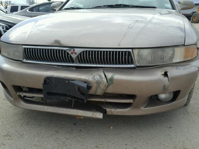 4A3AA46GXYE024542 - 2000 MITSUBISHI GALANT ES TAN photo 9