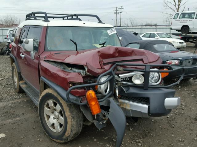 JTEZU11F68K001878 - 2008 TOYOTA FJ CRUISER RED photo 1