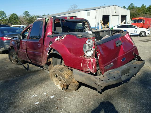 1FMZU67K74UC21711 - 2004 FORD EXPLORER S MAROON photo 3