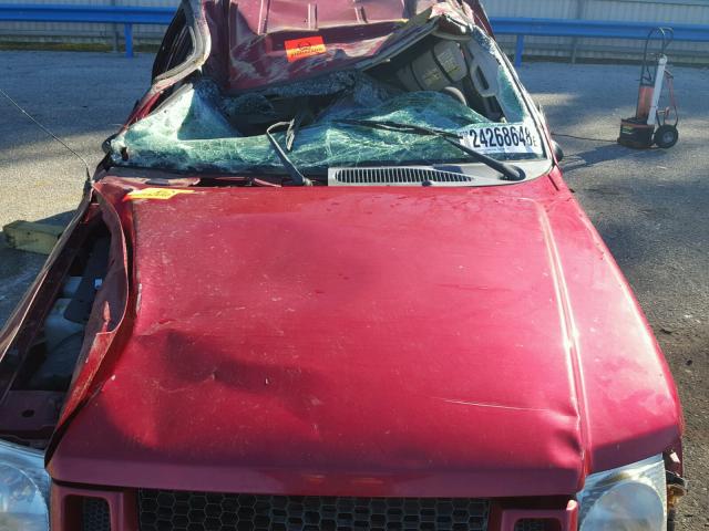 1FMZU67K74UC21711 - 2004 FORD EXPLORER S MAROON photo 7
