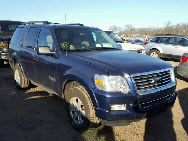 1FMEU73E98UA09645 - 2008 FORD EXPLORER X BLUE photo 1