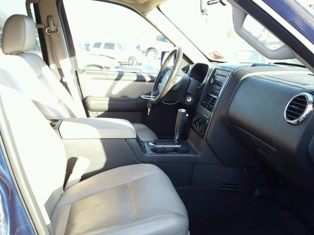 1FMEU73E98UA09645 - 2008 FORD EXPLORER X BLUE photo 5