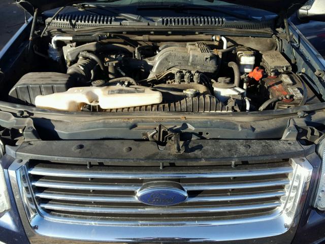 1FMEU73E98UA09645 - 2008 FORD EXPLORER X BLUE photo 7