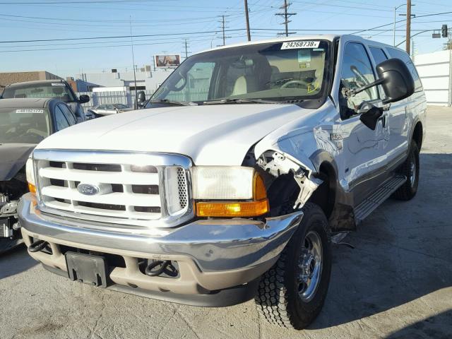 1FMSU43F8YED83796 - 2000 FORD EXCURSION WHITE photo 2