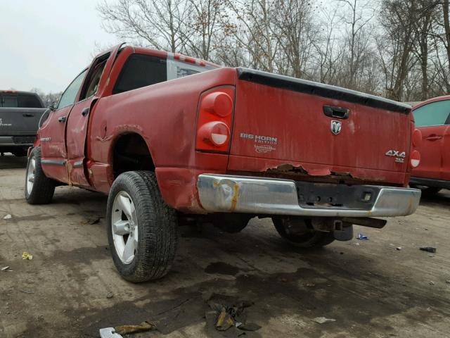 1D7HU18227S102617 - 2007 DODGE RAM 1500 S RED photo 3