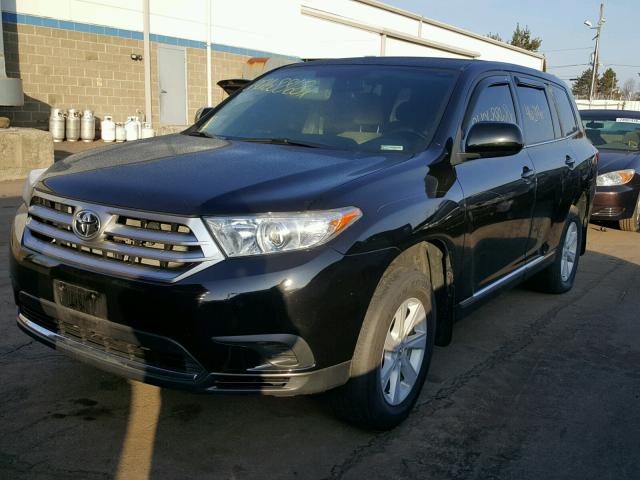 5TDBK3EH6DS252731 - 2013 TOYOTA HIGHLANDER BLACK photo 2