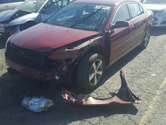 1G1ZJ57B68F250482 - 2008 CHEVROLET MALIBU 2LT RED photo 2