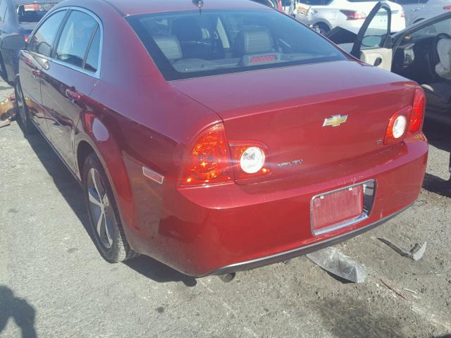 1G1ZJ57B68F250482 - 2008 CHEVROLET MALIBU 2LT RED photo 3