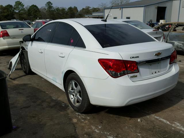 1G1PF5SC7C7127849 - 2012 CHEVROLET CRUZE LT WHITE photo 3