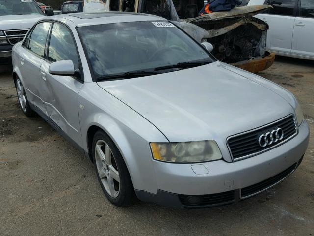 WAUJC68E72A213150 - 2002 AUDI A4 1.8T SILVER photo 1