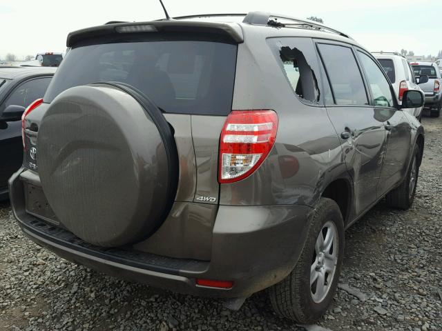 2T3BF4DVXCW256649 - 2012 TOYOTA RAV4 BROWN photo 4