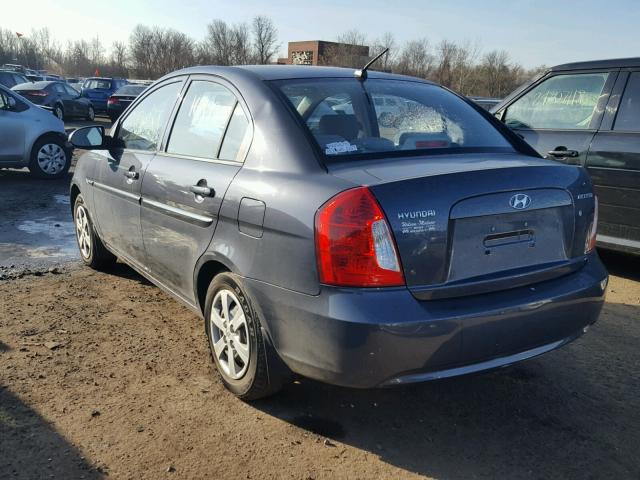 KMHCN46C59U285108 - 2009 HYUNDAI ACCENT GLS GRAY photo 3