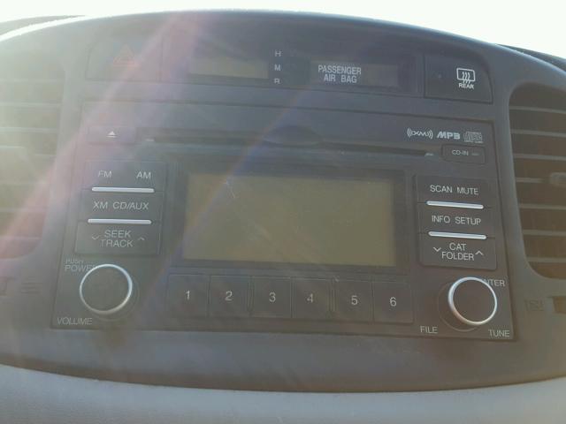 KMHCN46C59U285108 - 2009 HYUNDAI ACCENT GLS GRAY photo 9