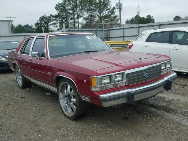 2FACP74F5MX152689 - 1991 FORD CROWN VICT RED photo 1