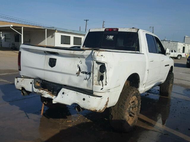 1C6RD7MT4CS130792 - 2012 DODGE RAM 1500 WHITE photo 4