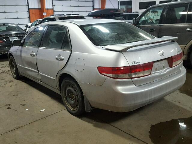 1HGCM55643A820285 - 2003 HONDA ACCORD EX SILVER photo 3