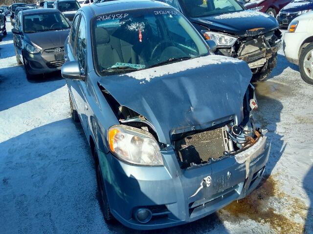 KL1TG55637B184732 - 2007 CHEVROLET AVEO LT BLUE photo 1