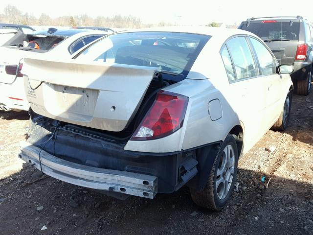 1G8AL52F94Z179449 - 2004 SATURN ION LEVEL GOLD photo 4