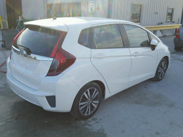 JHMGK5H74HS019740 - 2017 HONDA FIT EX WHITE photo 4