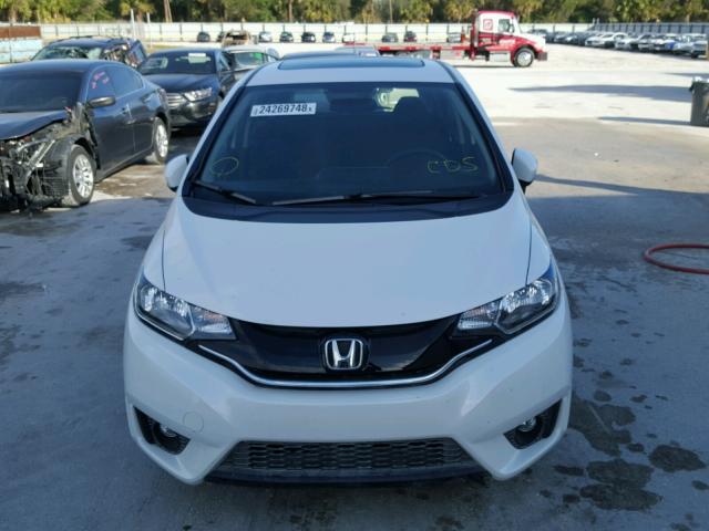 JHMGK5H74HS019740 - 2017 HONDA FIT EX WHITE photo 9