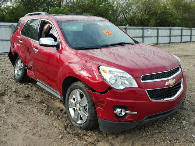 2GNALCEK3F1140622 - 2015 CHEVROLET EQUINOX LT RED photo 1