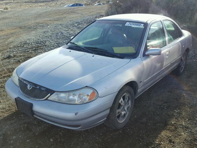 1MEFM66L9WK651125 - 1998 MERCURY MYSTIQUE L SILVER photo 2