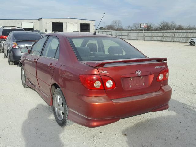 1NXBR32E66Z692688 - 2006 TOYOTA COROLLA CE RED photo 3