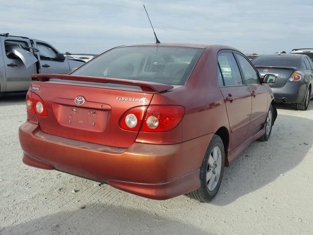 1NXBR32E66Z692688 - 2006 TOYOTA COROLLA CE RED photo 4