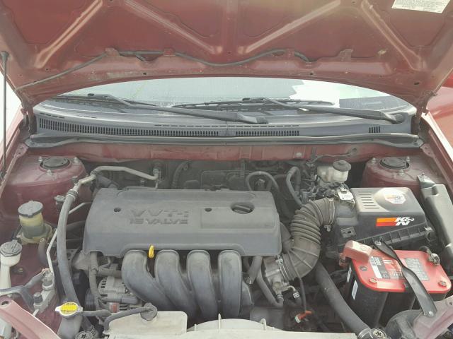 1NXBR32E66Z692688 - 2006 TOYOTA COROLLA CE RED photo 7