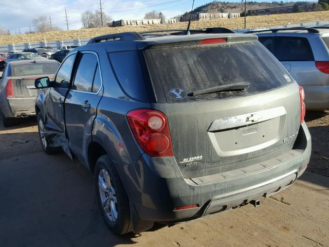 2GNFLEEK3C6349956 - 2012 CHEVROLET EQUINOX LT GRAY photo 3