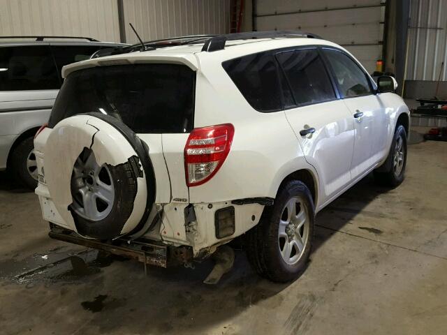 2T3BK4DV6AW014854 - 2010 TOYOTA RAV4 WHITE photo 4