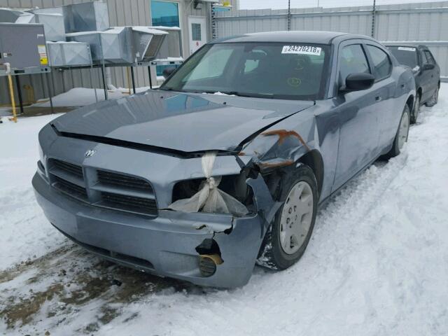 2B3KA43G27H825924 - 2007 DODGE CHARGER SE GRAY photo 2