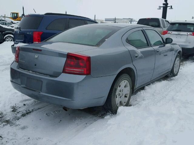 2B3KA43G27H825924 - 2007 DODGE CHARGER SE GRAY photo 4