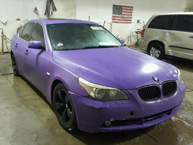 WBANA73554B804692 - 2004 BMW 530 I PURPLE photo 1