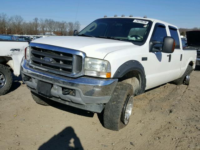 1FTNW21L64EB70025 - 2004 FORD F250 SUPER WHITE photo 2