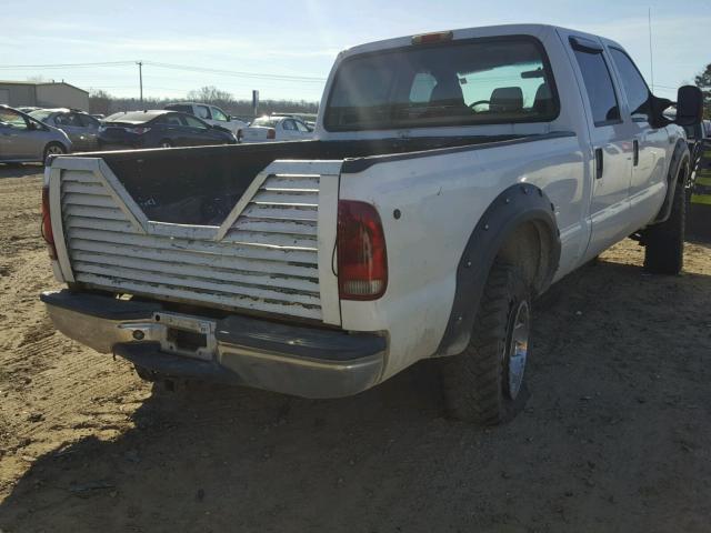 1FTNW21L64EB70025 - 2004 FORD F250 SUPER WHITE photo 4