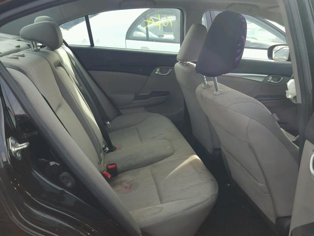 19XFB2F88FE200847 - 2015 HONDA CIVIC EX შავი ფოტო 6