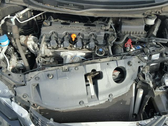 19XFB2F88FE200847 - 2015 HONDA CIVIC EX შავი ფოტო 7