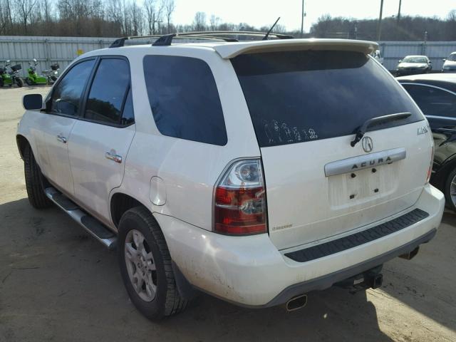 2HNYD18944H544822 - 2004 ACURA MDX TOURIN WHITE photo 3