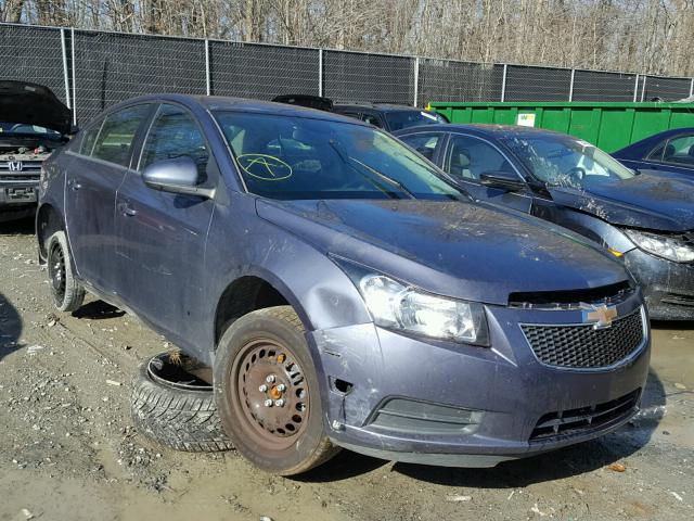 1G1PC5SB0E7258446 - 2014 CHEVROLET CRUZE LT GRAY photo 1