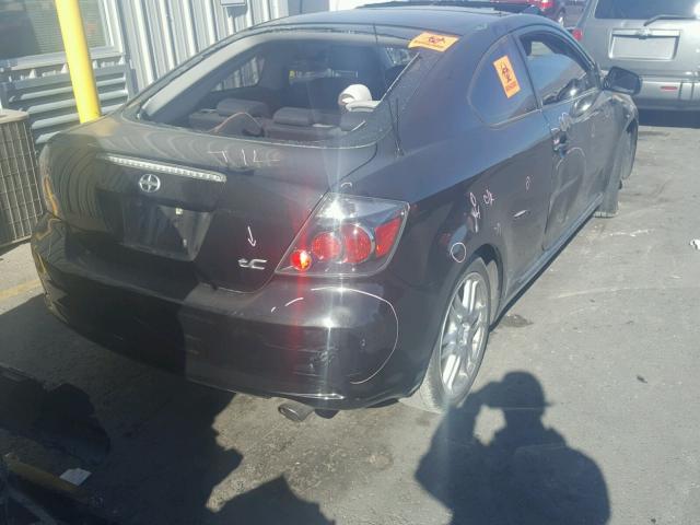 JTKDE167780268836 - 2008 TOYOTA SCION TC BLACK photo 4